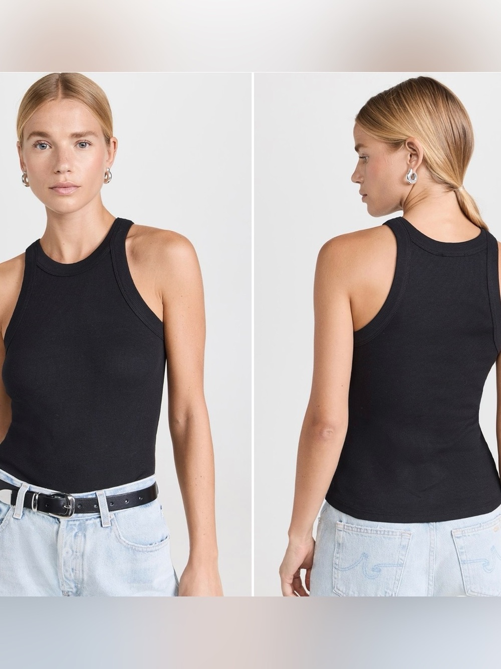Reformation Tasha Tank in Black Size XSmall MSRP $38